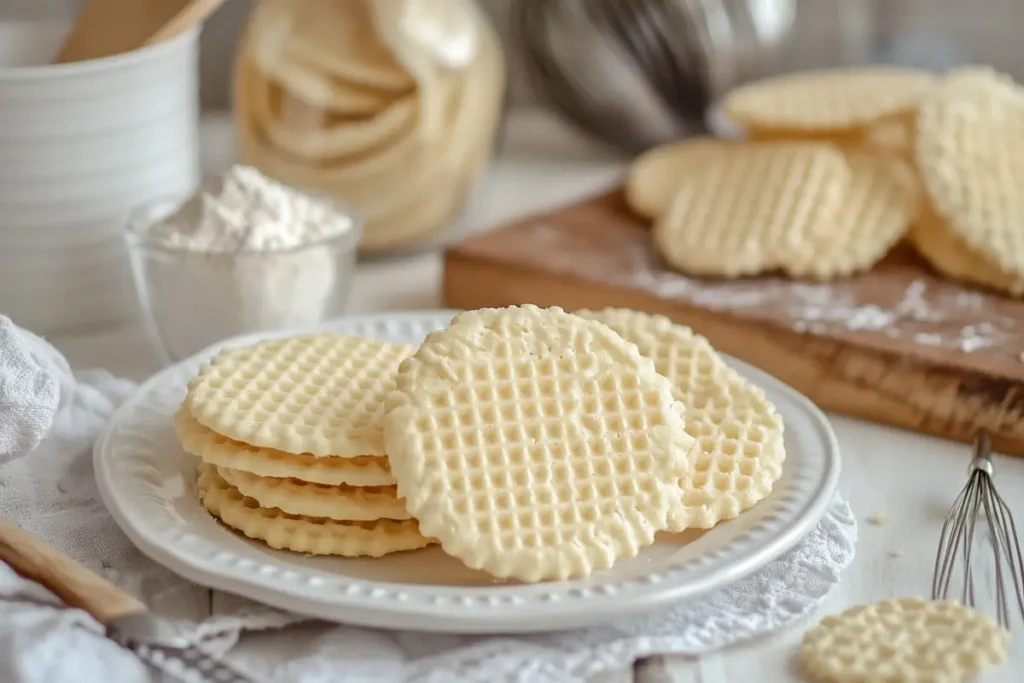 Three types of vanilla wafers: homemade, store-bought, and gluten-free.