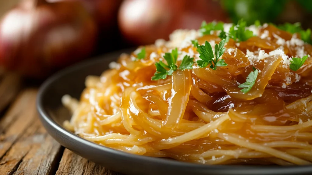 Caramelized Onion Pasta