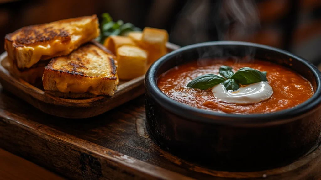 Grilled Cheese and Tomato Soup