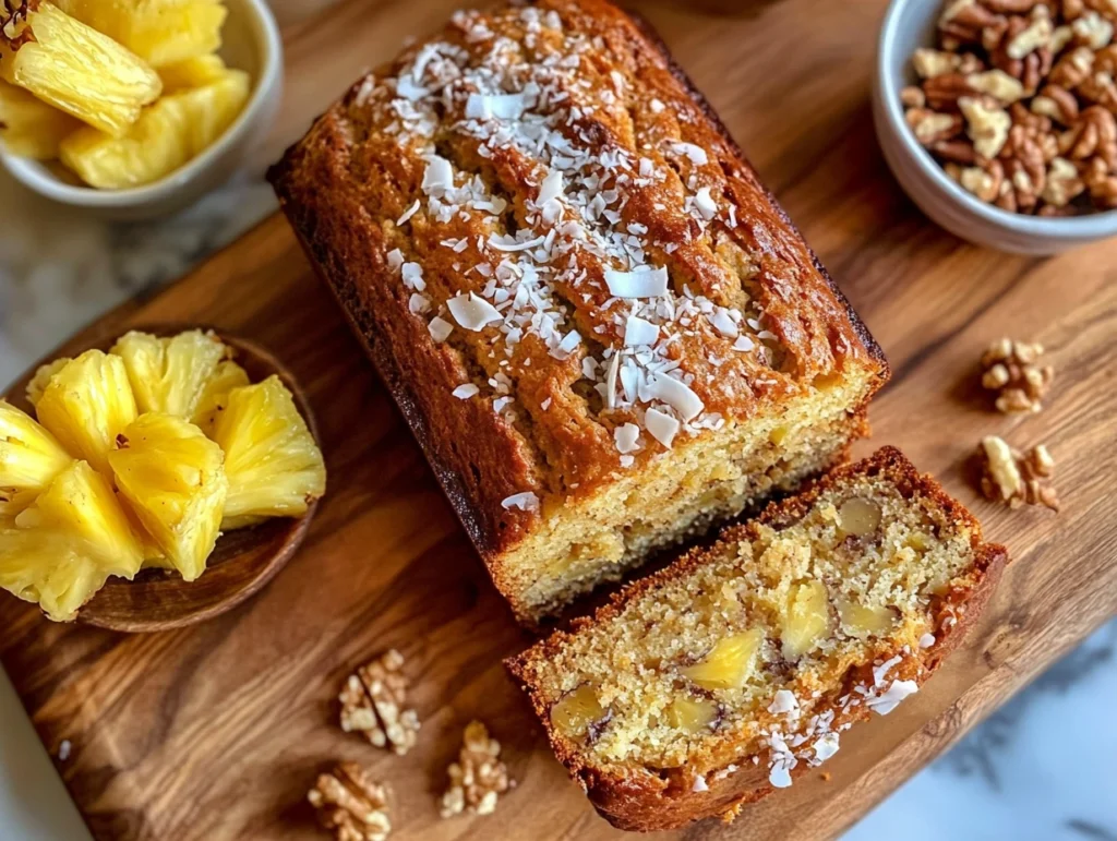 Hawaiian Banana Bread Recipe