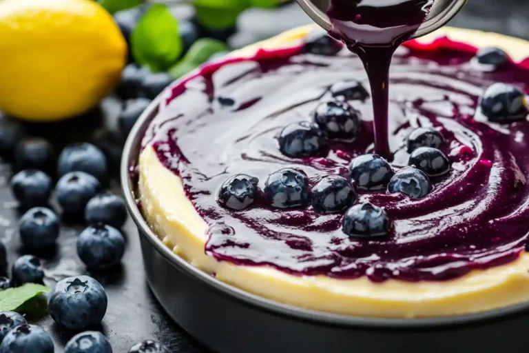 Lemon Blueberry Cheesecake Easy & Delicious Recipe