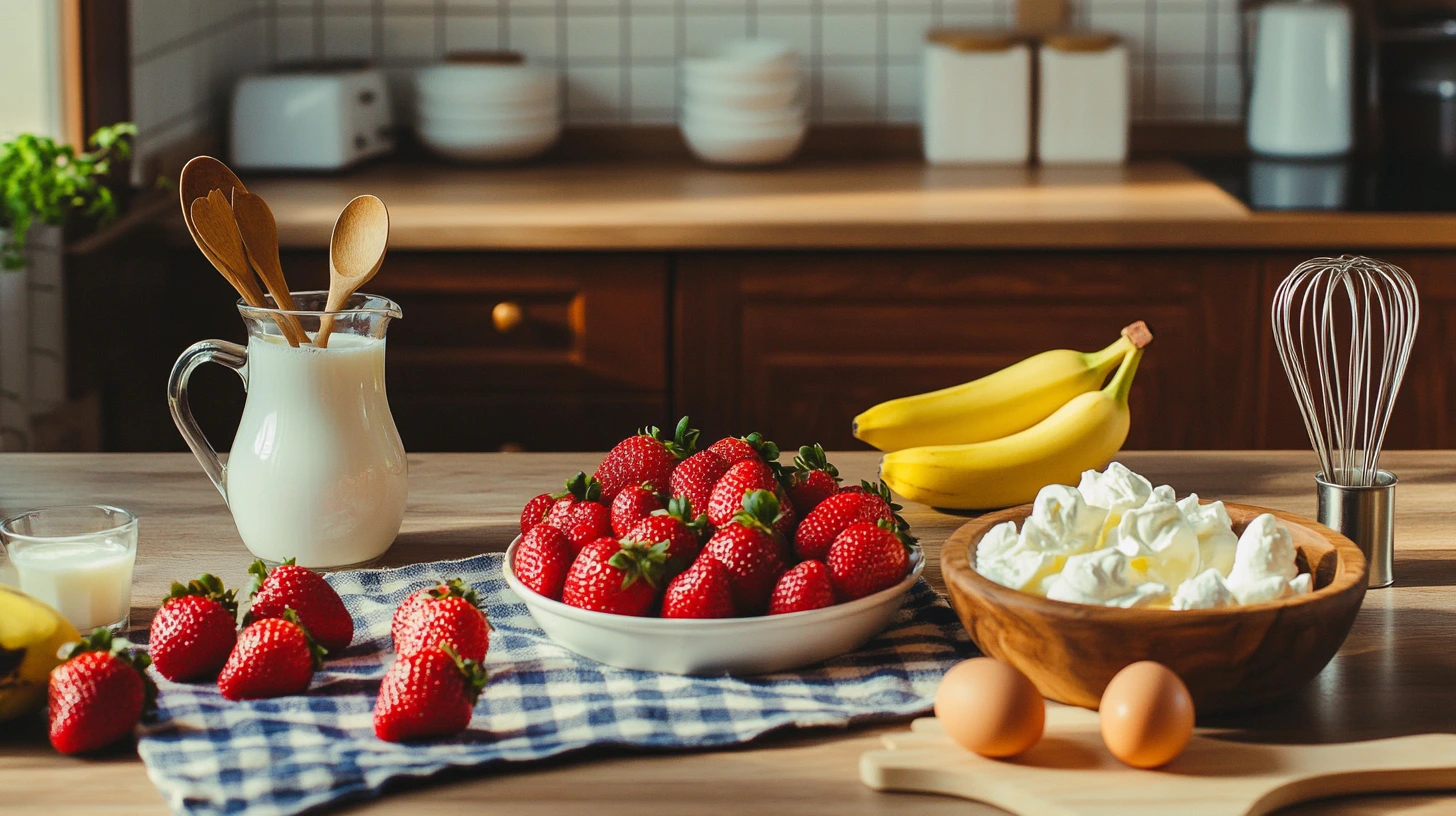 Strawberry Banana Pudding