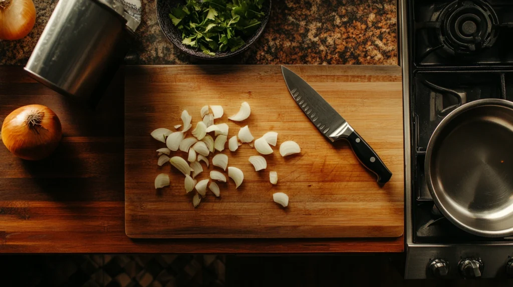 What is the trick to caramelizing onions?