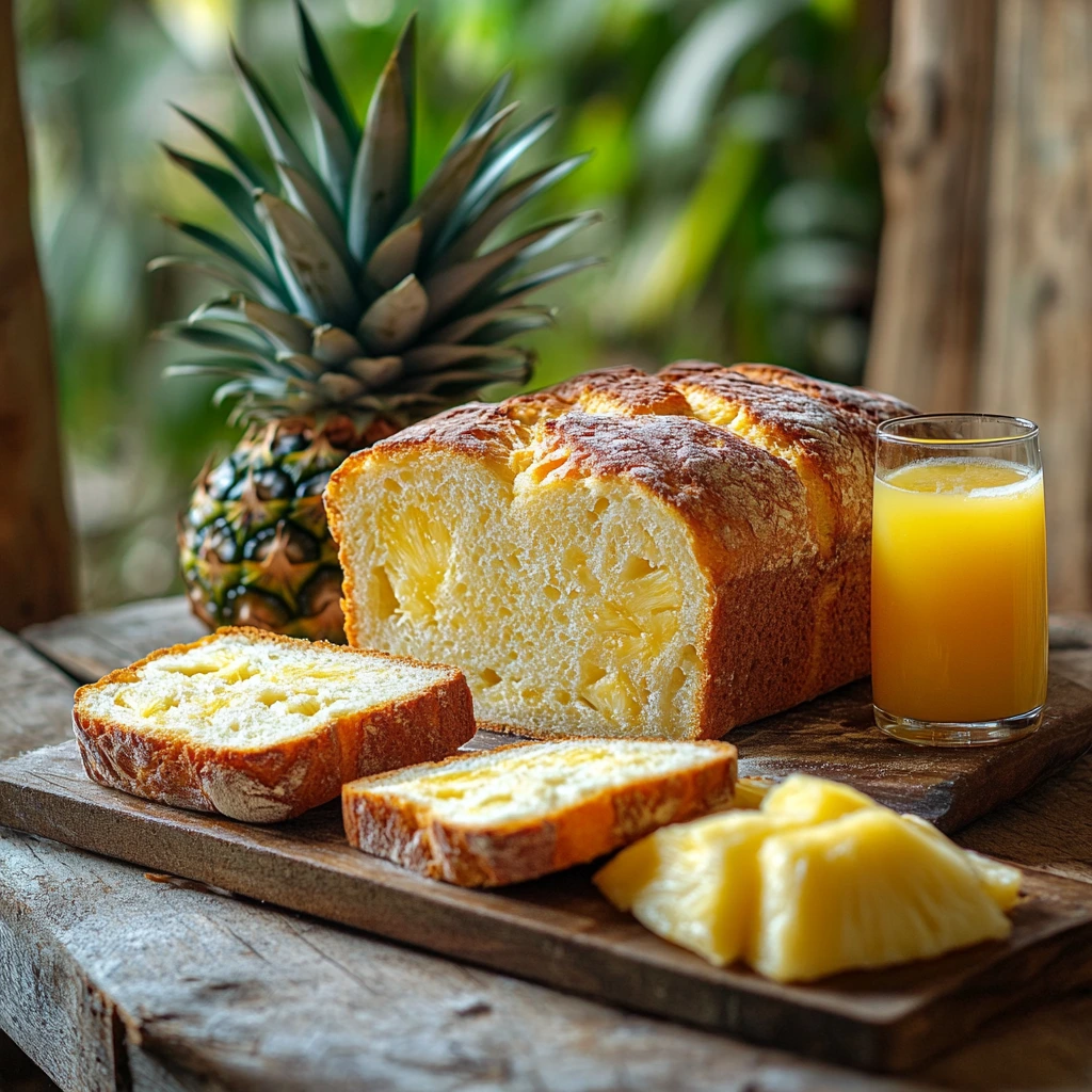 What does pineapple juice do to bread