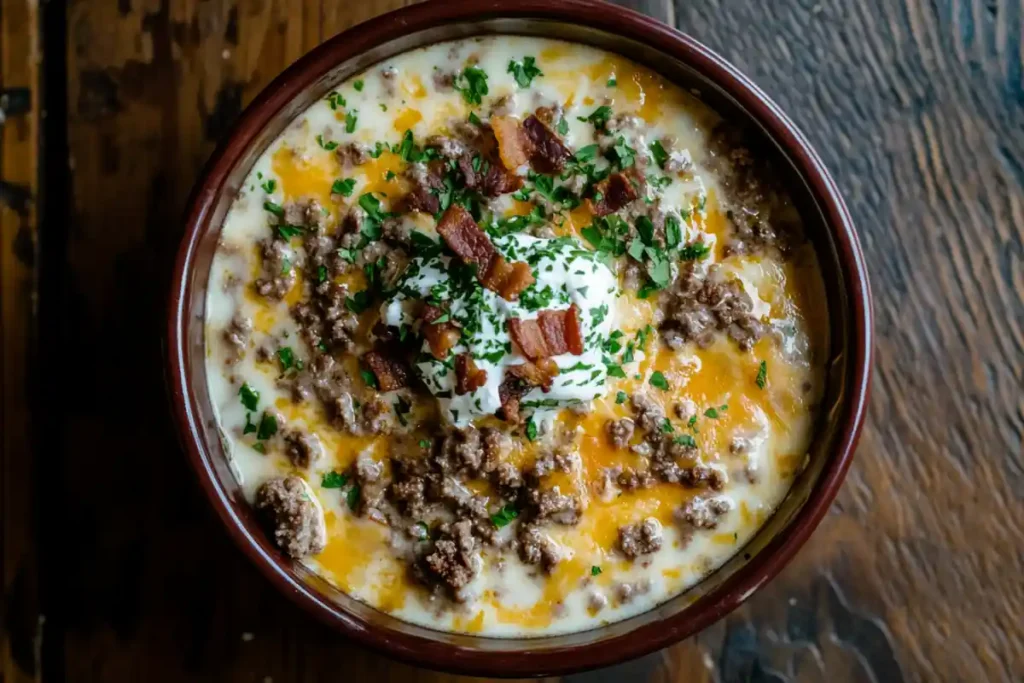 best soup on carnivore diet : High-Protein Carnivore Diet Soup with Ground Beef