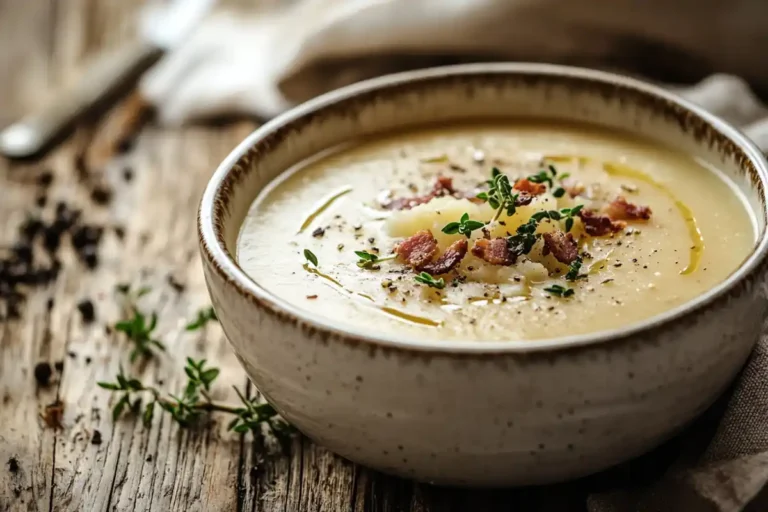 Enhance canned potato soup