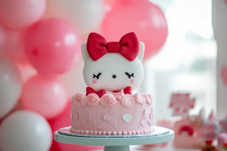 Hello Kitty Birthday Cake Display