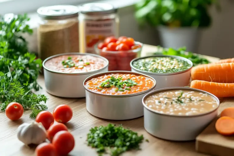 Which tin soups are gluten-free?